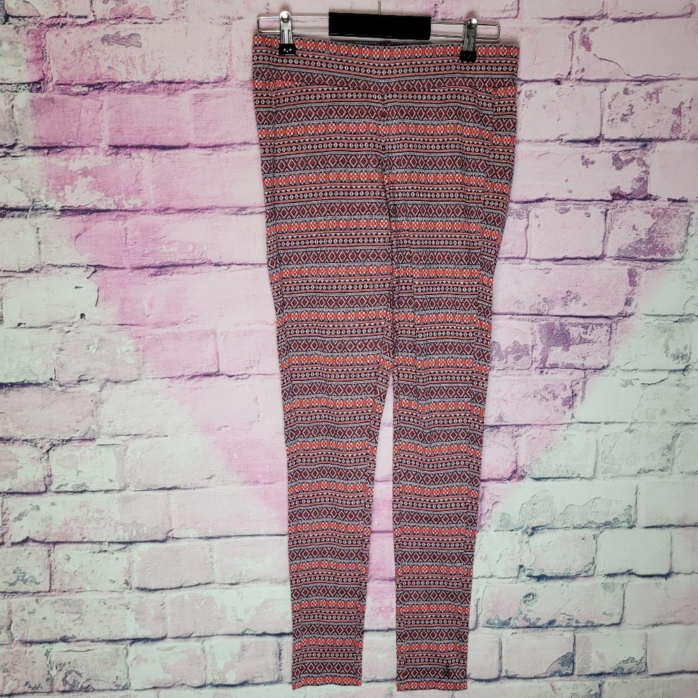 KAVU PRINTED KNIT BASE LAYER LEGGINGS WOMENS SMALL